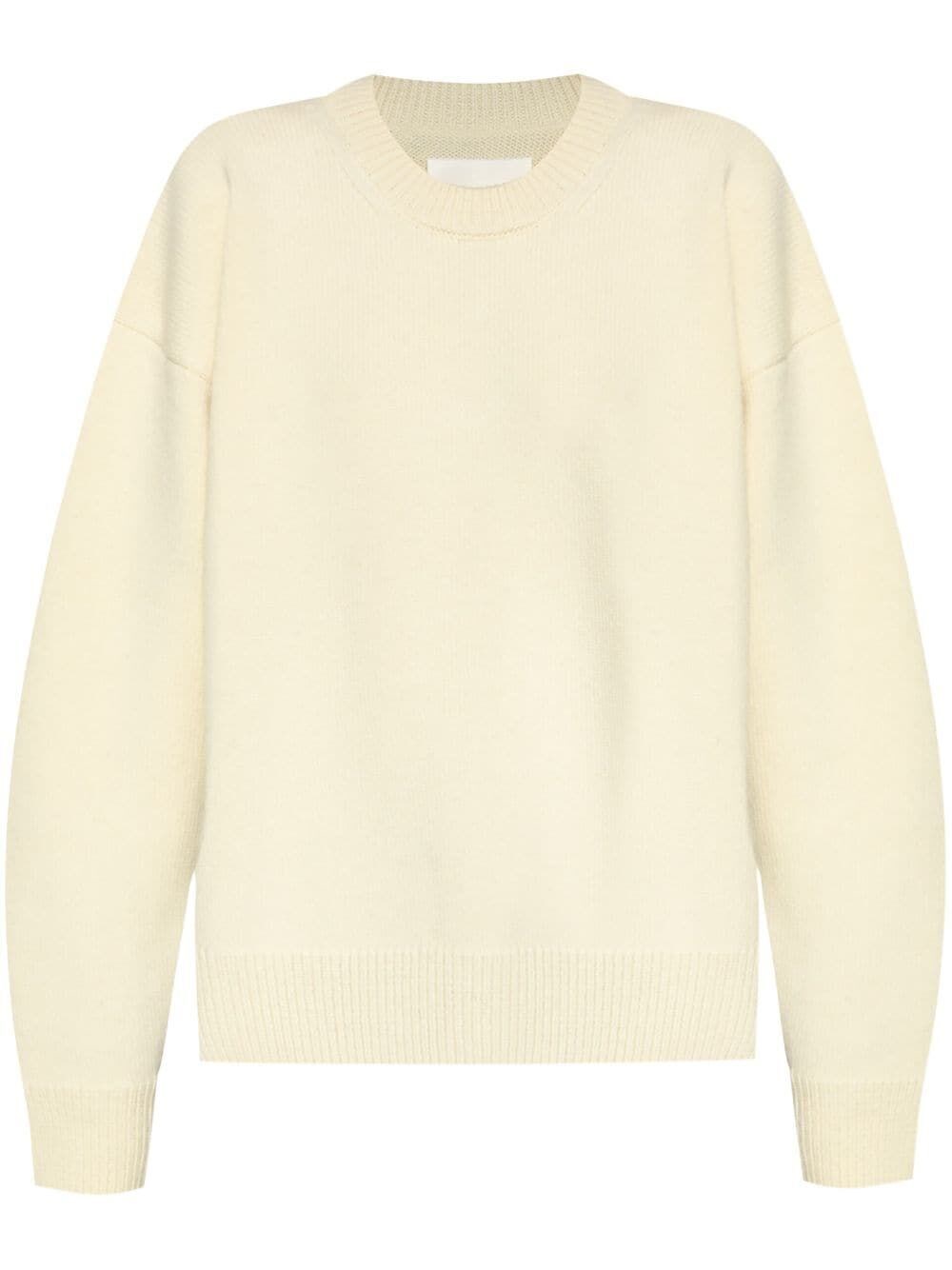 DROP-SHOULDER CREWNECK JUMPER