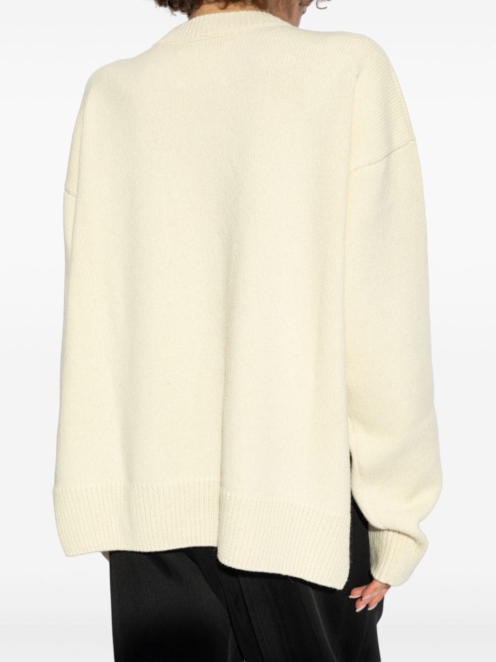 DROP-SHOULDER CREWNECK JUMPER