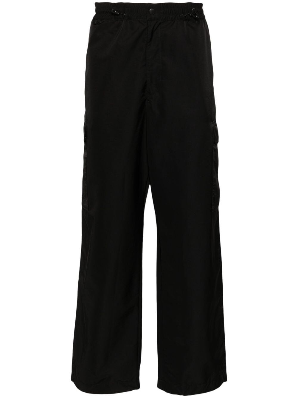 DRAWSTRING-WAIST CARGO TROUSERS