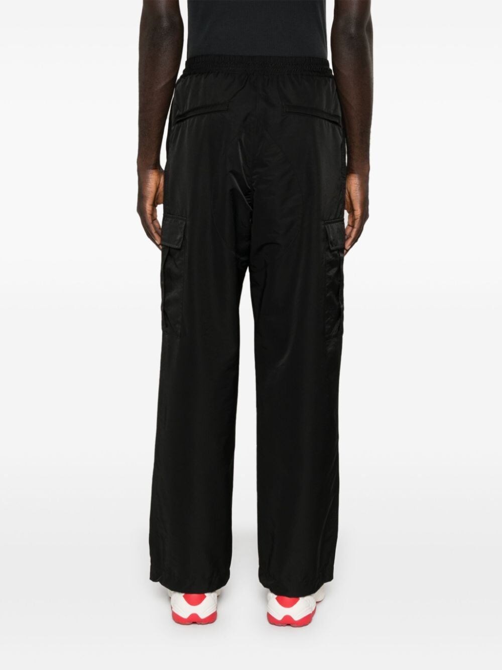 DRAWSTRING-WAIST CARGO TROUSERS