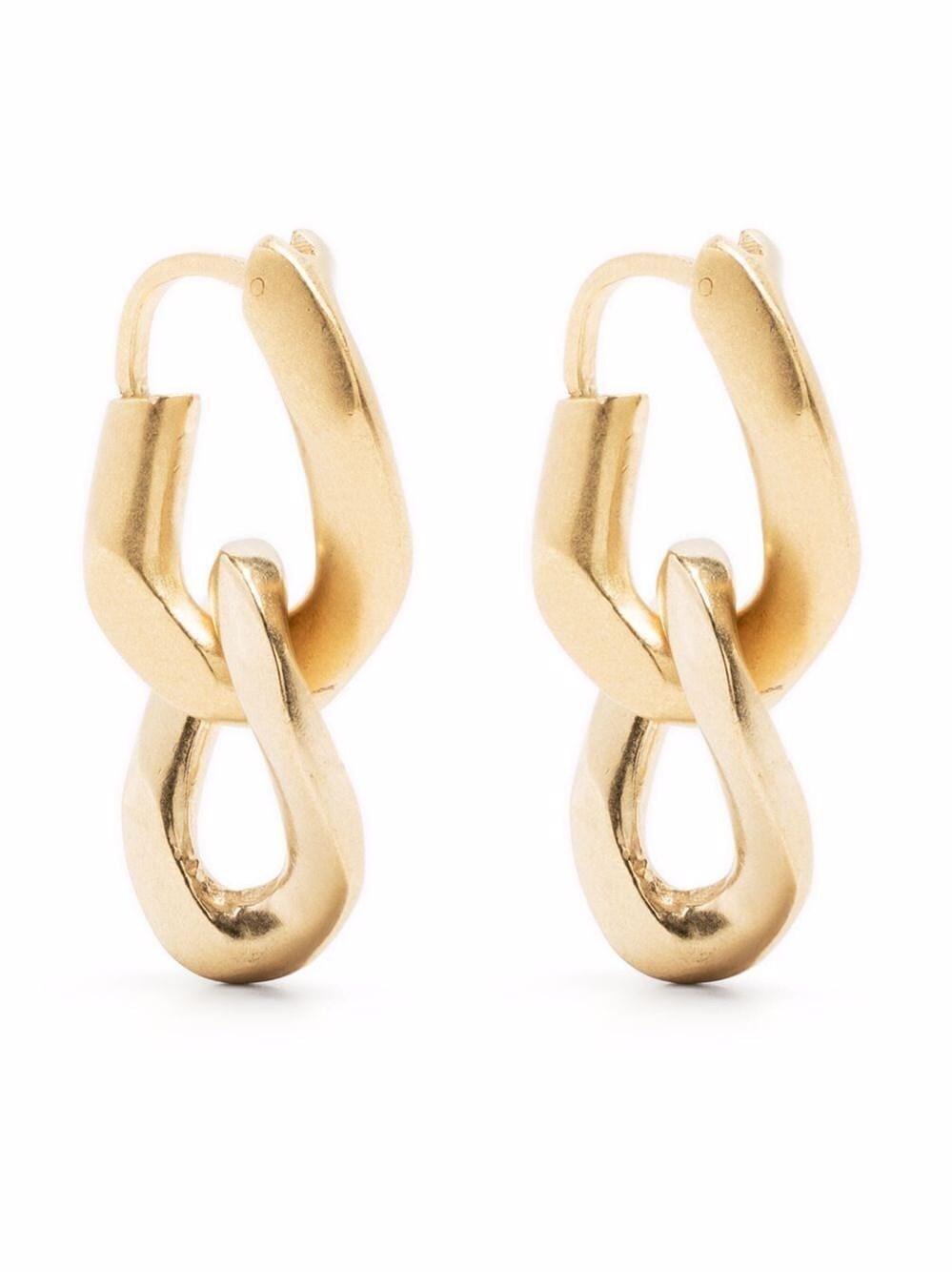 Maison Margiela Maison Martin Margiela Women Chain-link Earrings In Metallic