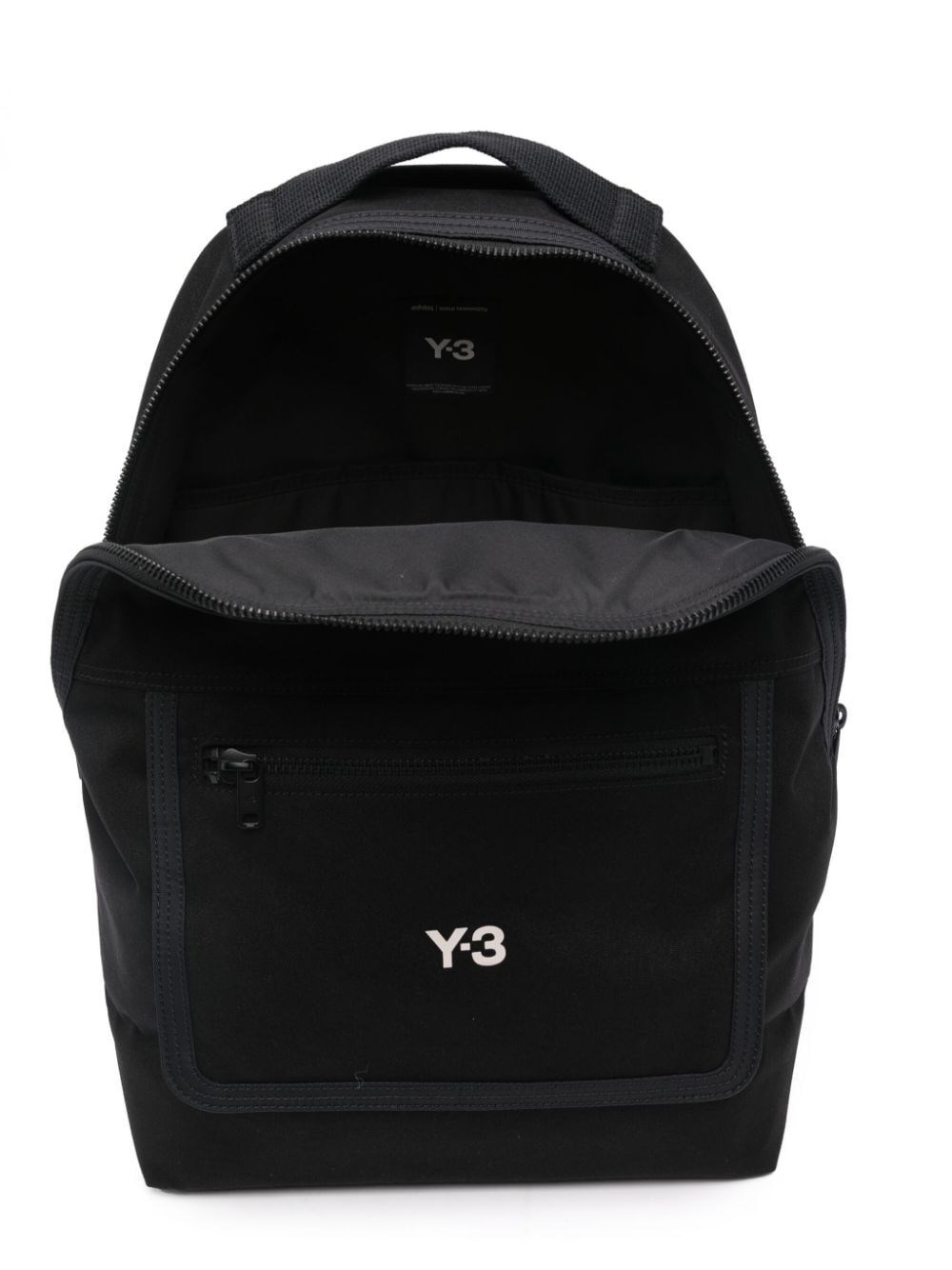 LOGO-PRINT CANVAS BACKPACK