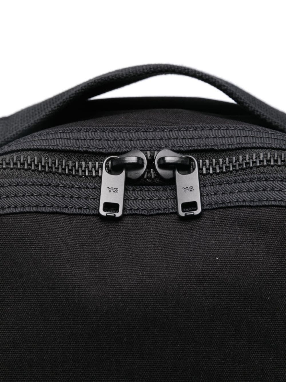 LOGO-PRINT CANVAS BACKPACK