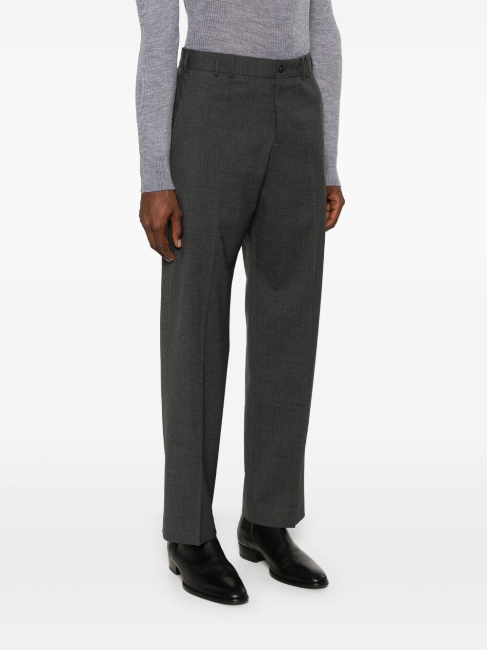 MICHEAL MID-RISE TAILORED TROUSERS 