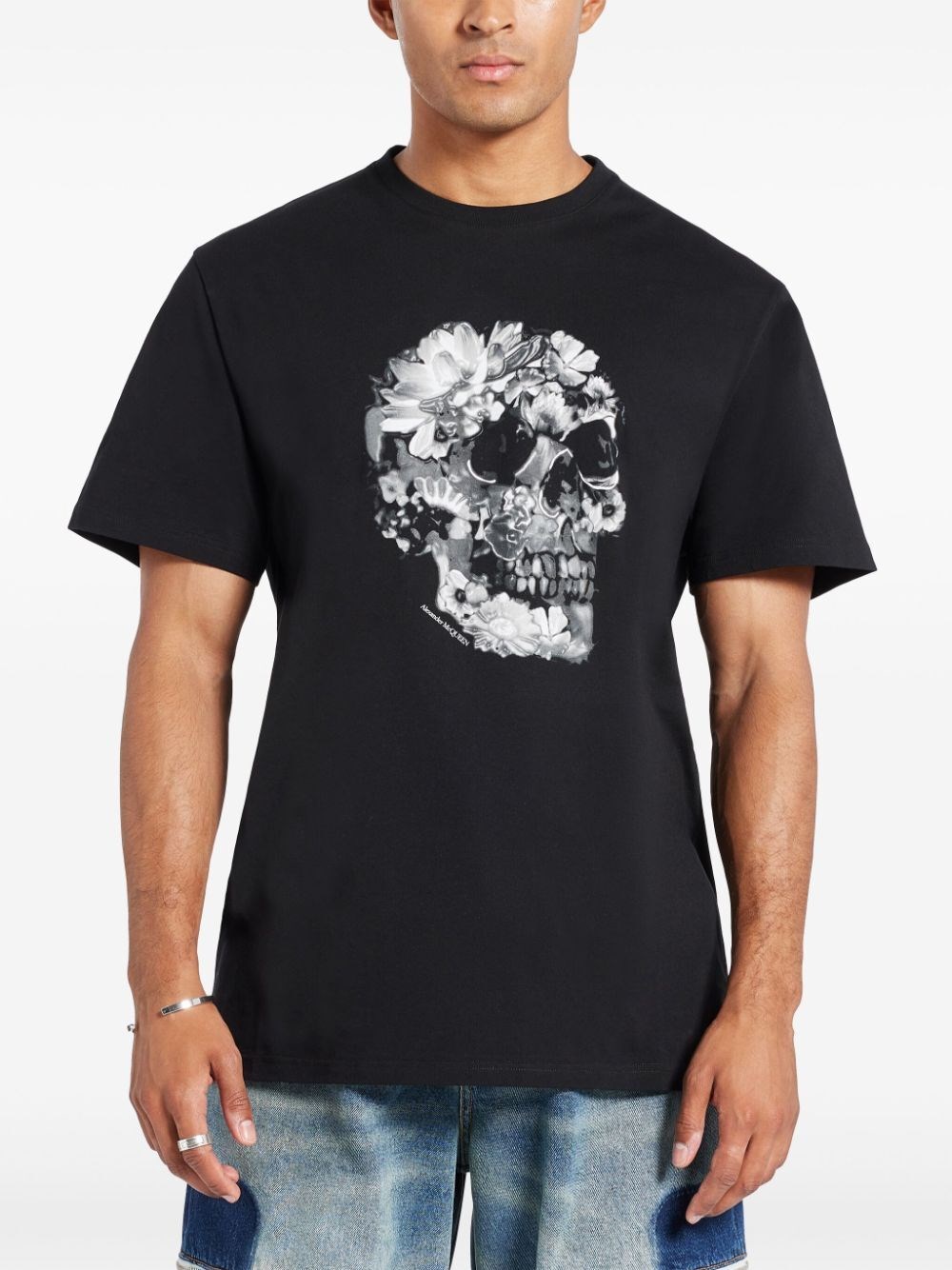 WAX FLOWER SKULL T-SHIRT