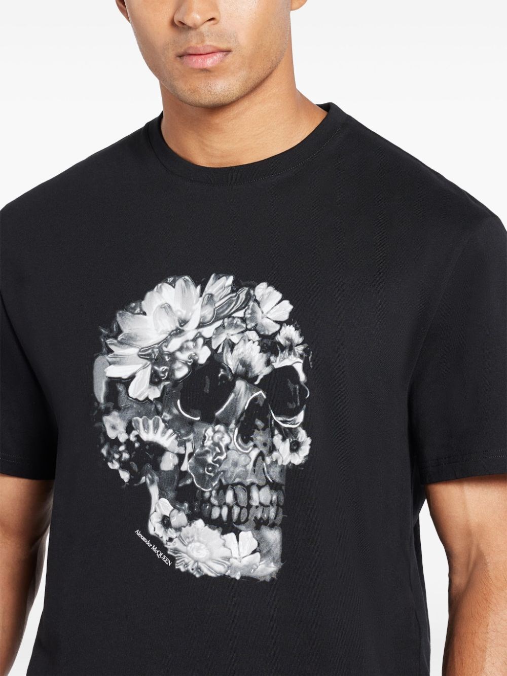 WAX FLOWER SKULL T-SHIRT