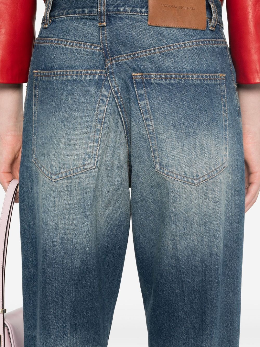 FOLD DETAIL BOYFRIEND JEANS