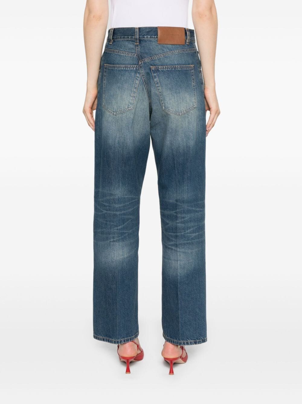 FOLD DETAIL BOYFRIEND JEANS