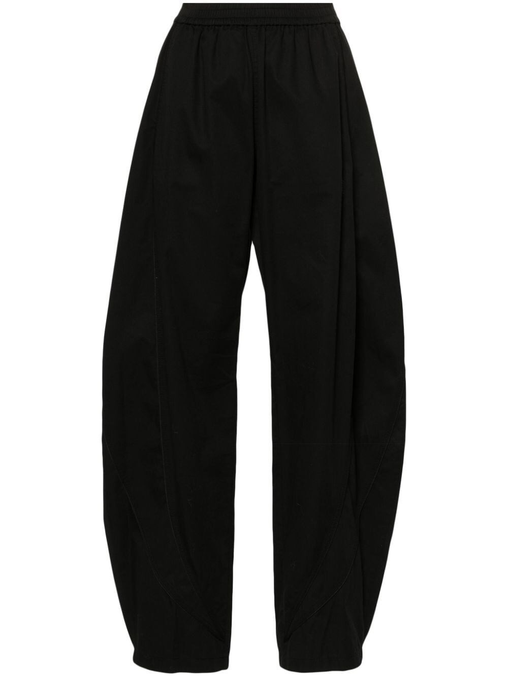 PIPED TRACK PANTS IN COTTON TWILL