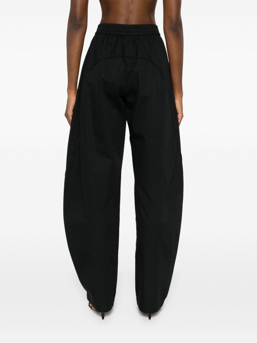 PIPED TRACK PANTS IN COTTON TWILL