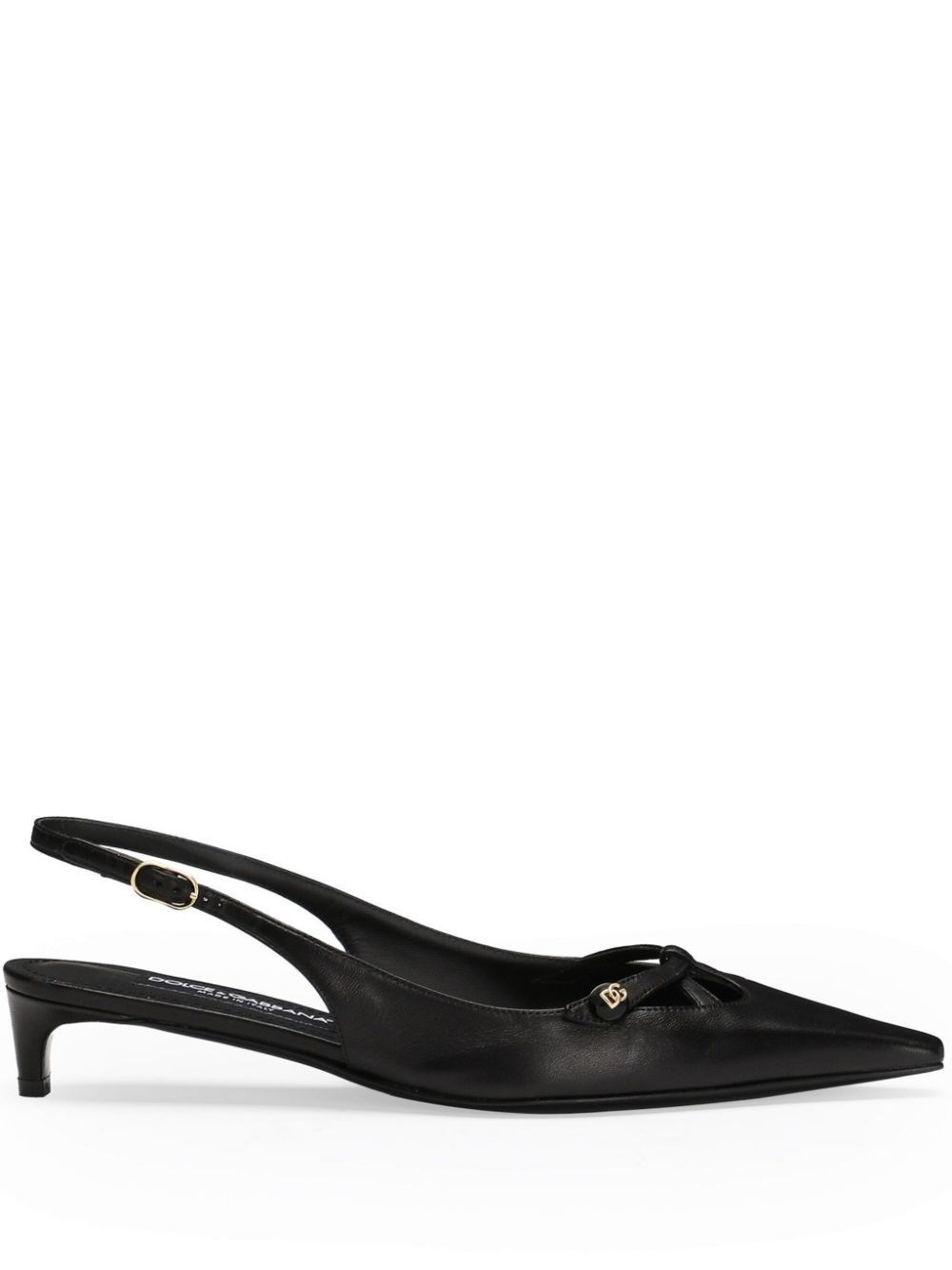 Shop Dolce & Gabbana Slingback Pumps In Black