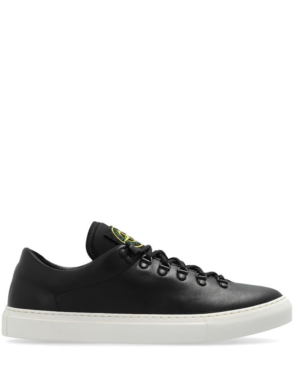 Shop Stone Island Sneakers In Black