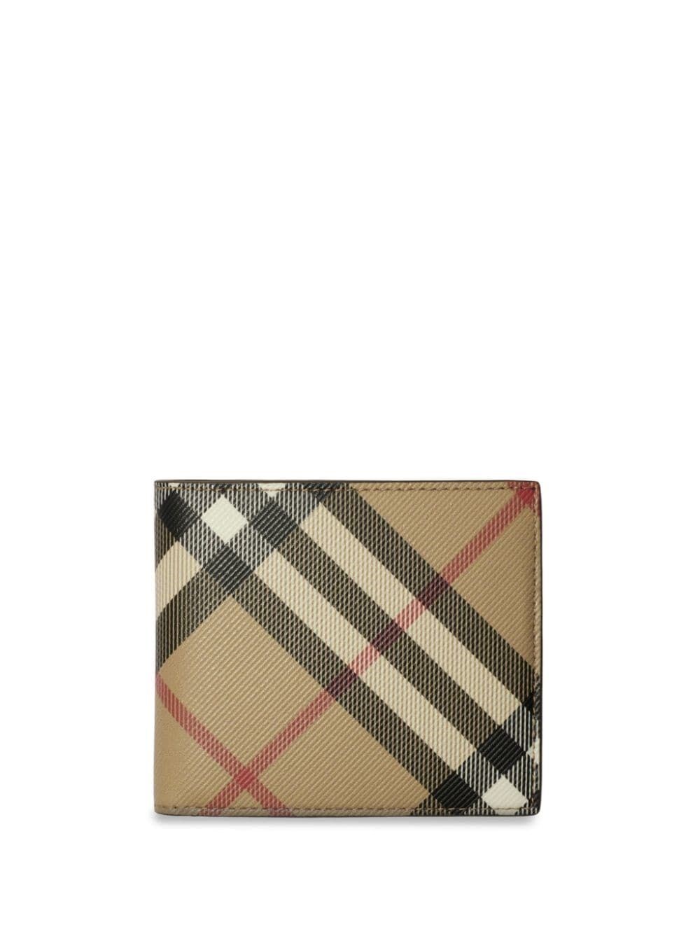 Shop Burberry Wallet In Nude & Neutrals