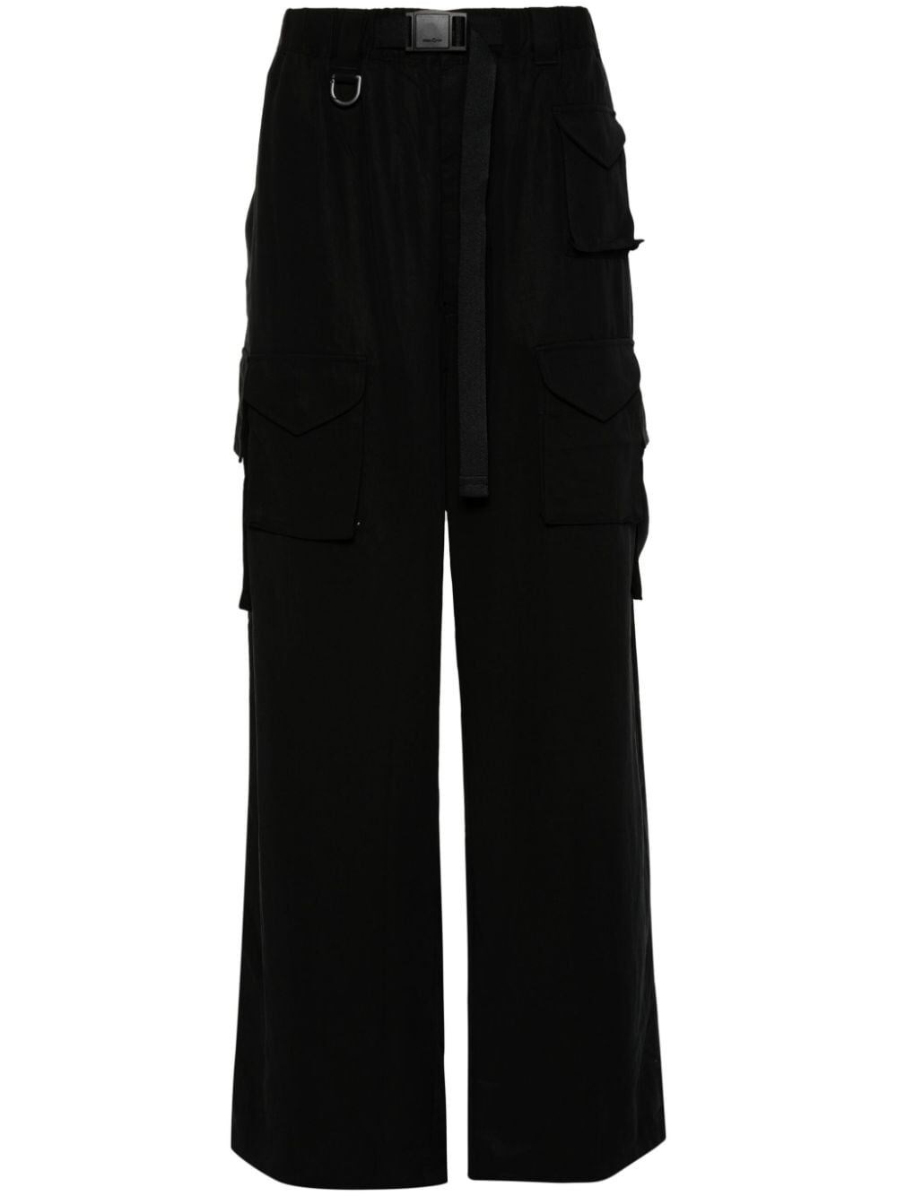 Shop Y-3 Cargo Pants In Black