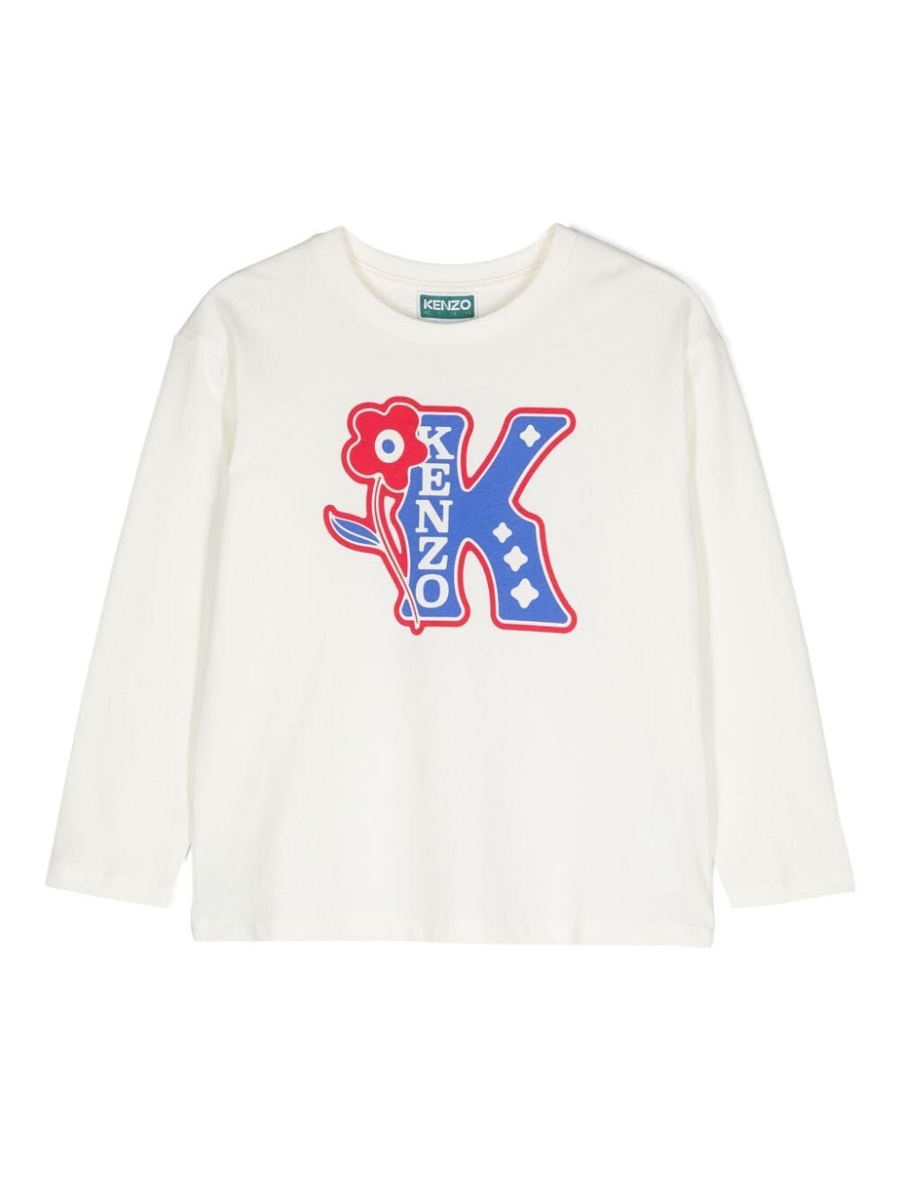 KENZO LONG SLEEVE LOGO T-SHIRT 