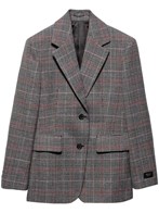 【プラダ・PRADA】Single-breasted ArqueWales checked jacket Prada Single-breasted Prince of Wales checked jacket