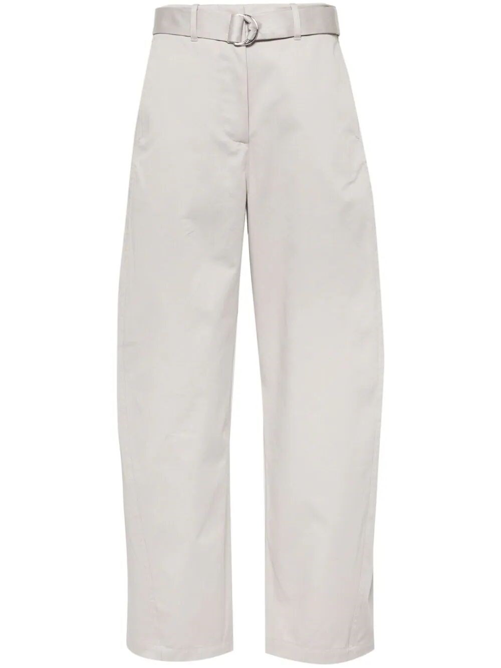 GABARDINE BELTED PANTS 