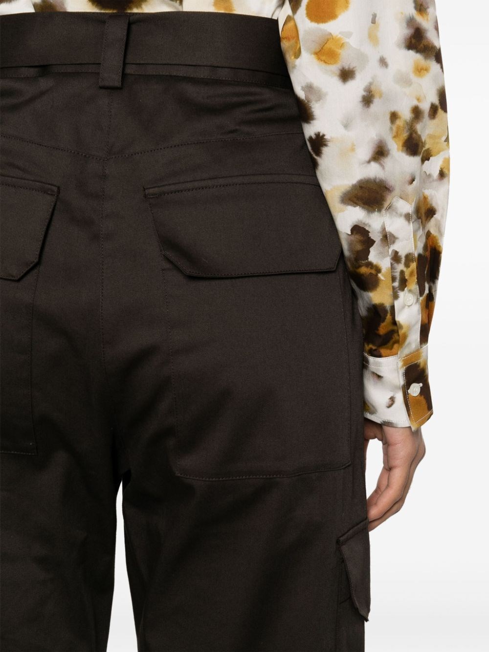 GABARDINE CARGO PANTS 