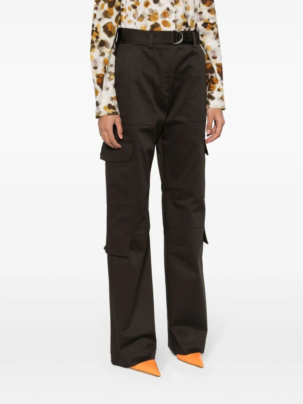 GABARDINE CARGO PANTS 