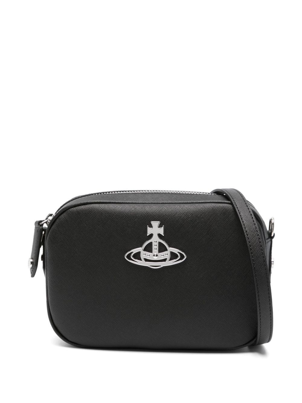 Shop Vivienne Westwood Anna Camera Bag In Black