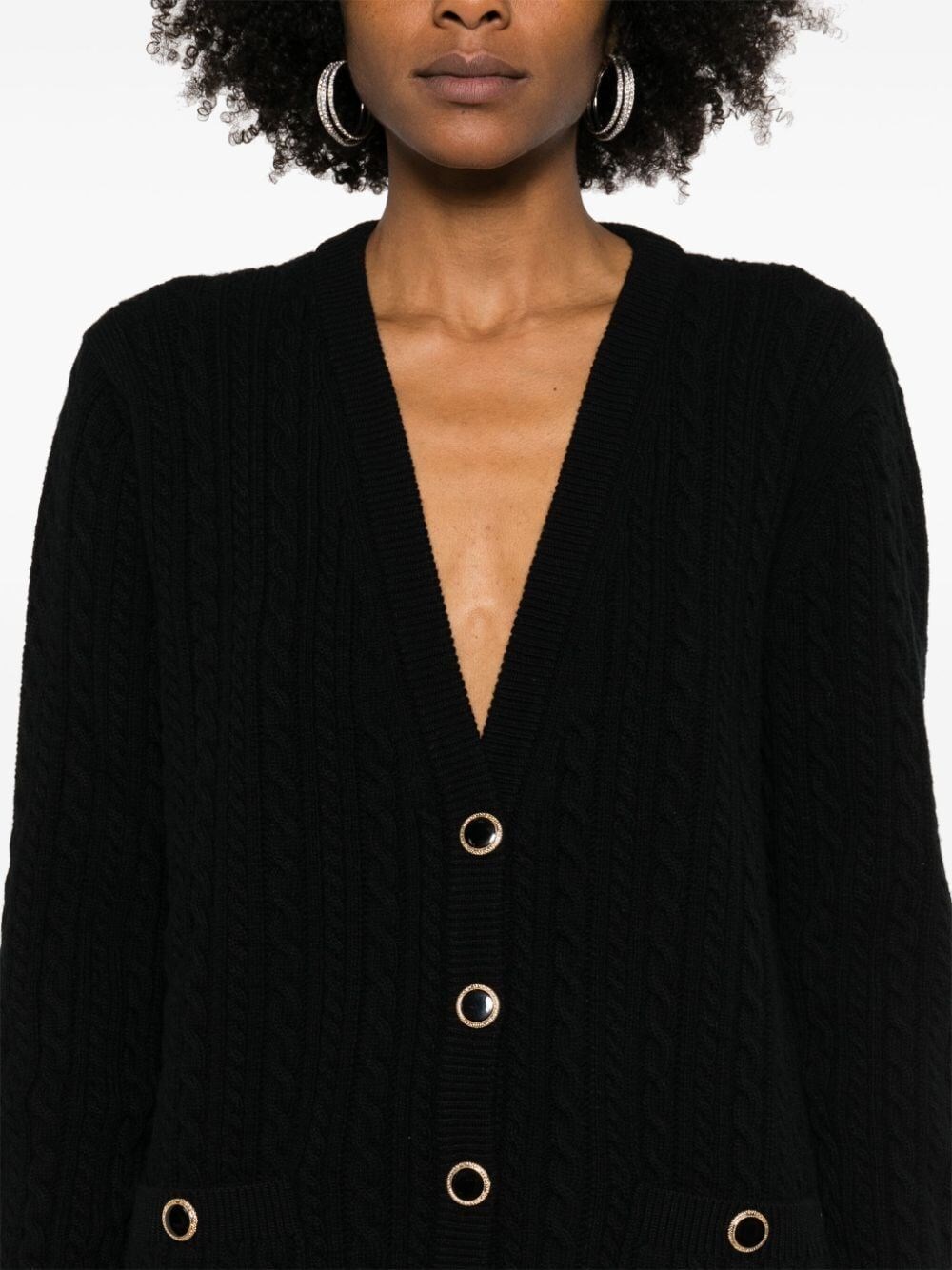 OVERSIZED KNITTED CARDIGAN JWL BUTTONS