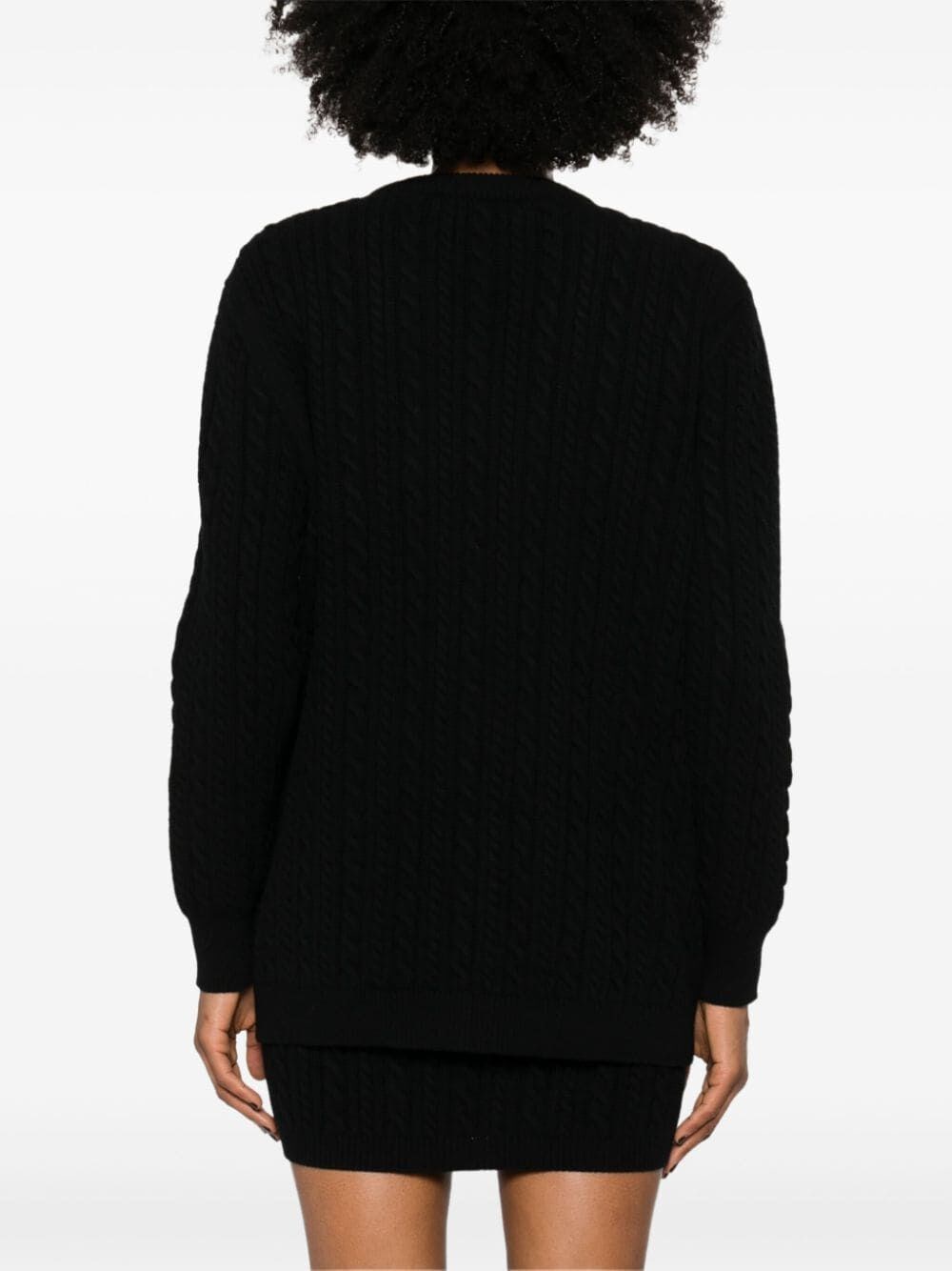 OVERSIZED KNITTED CARDIGAN JWL BUTTONS