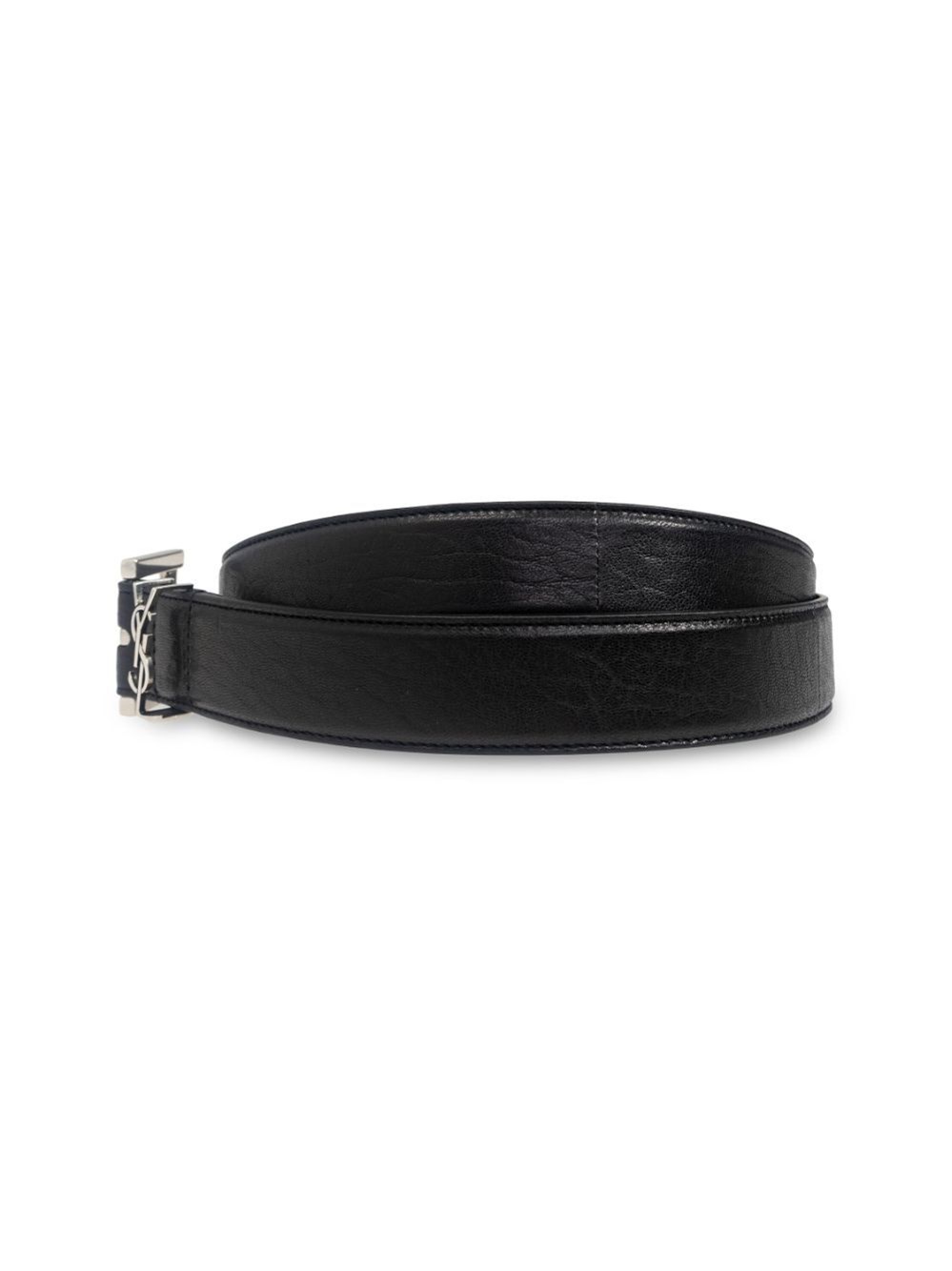 CASSANDRE SQUARE BUCKLE BELT IN LAMBSKIN