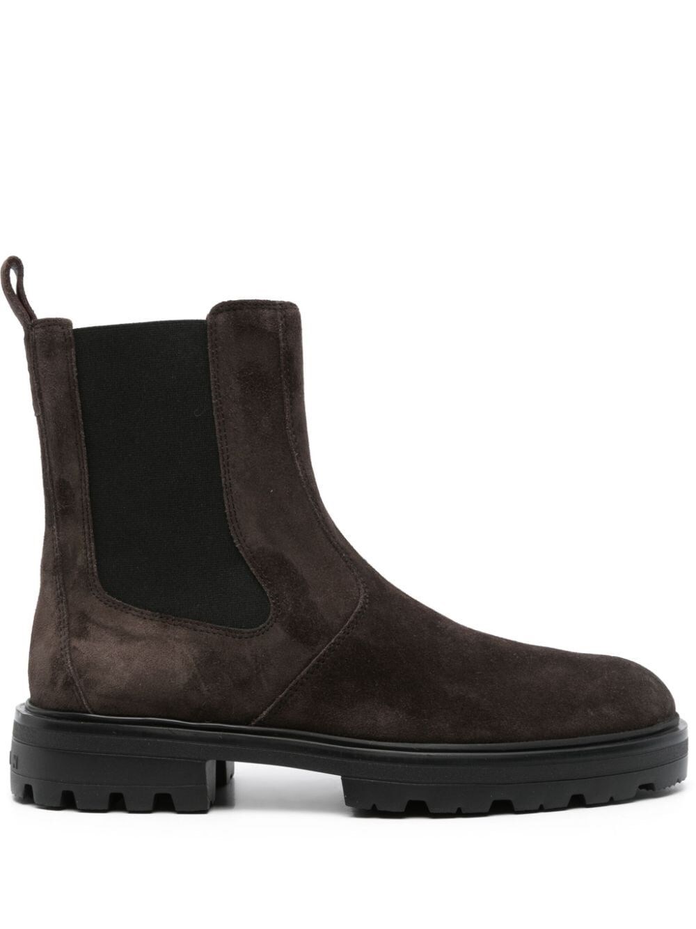 Shop Hogan H673 Chelsea Boots In Brown