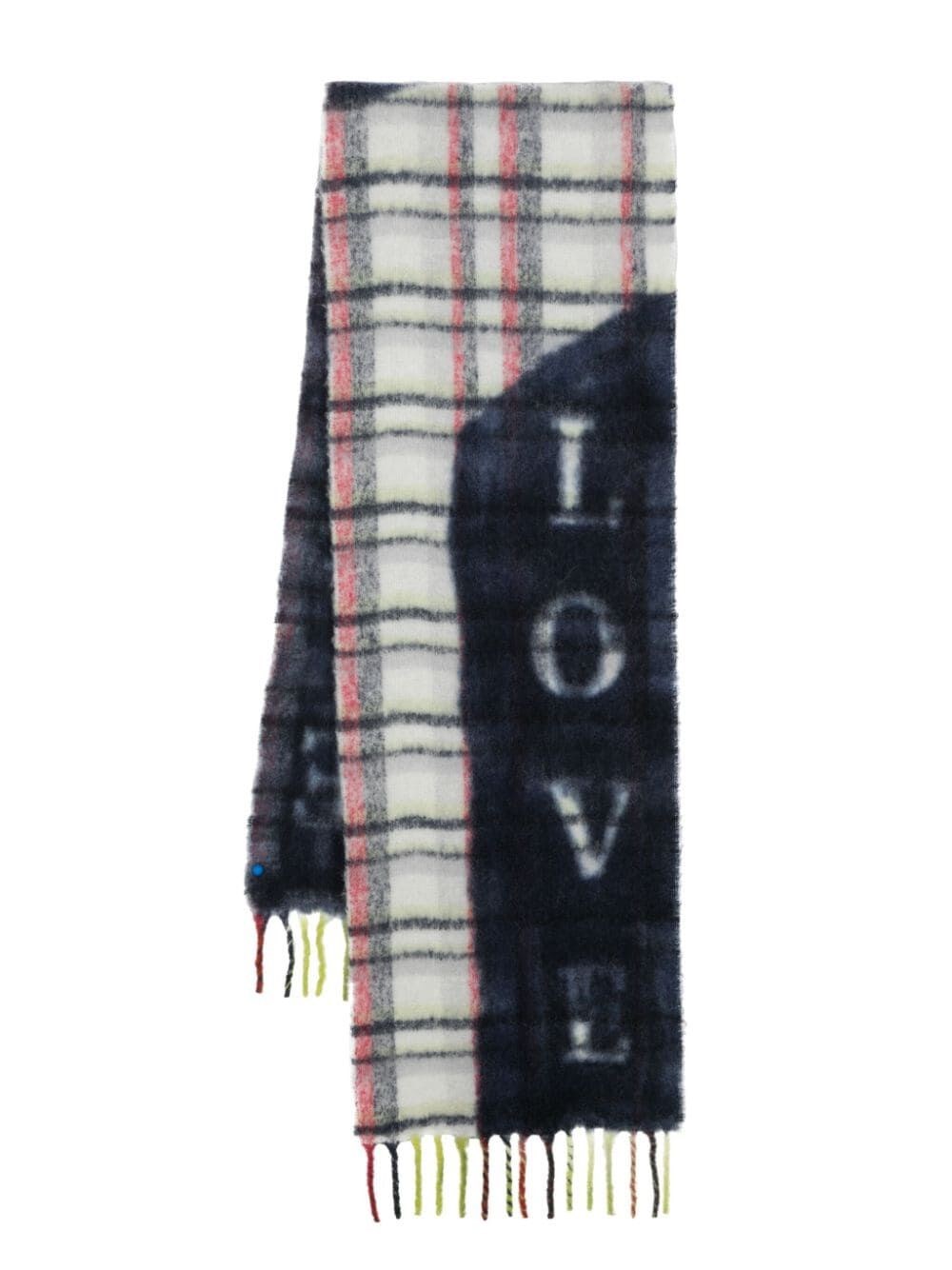 LOVE CHECKED SCARF