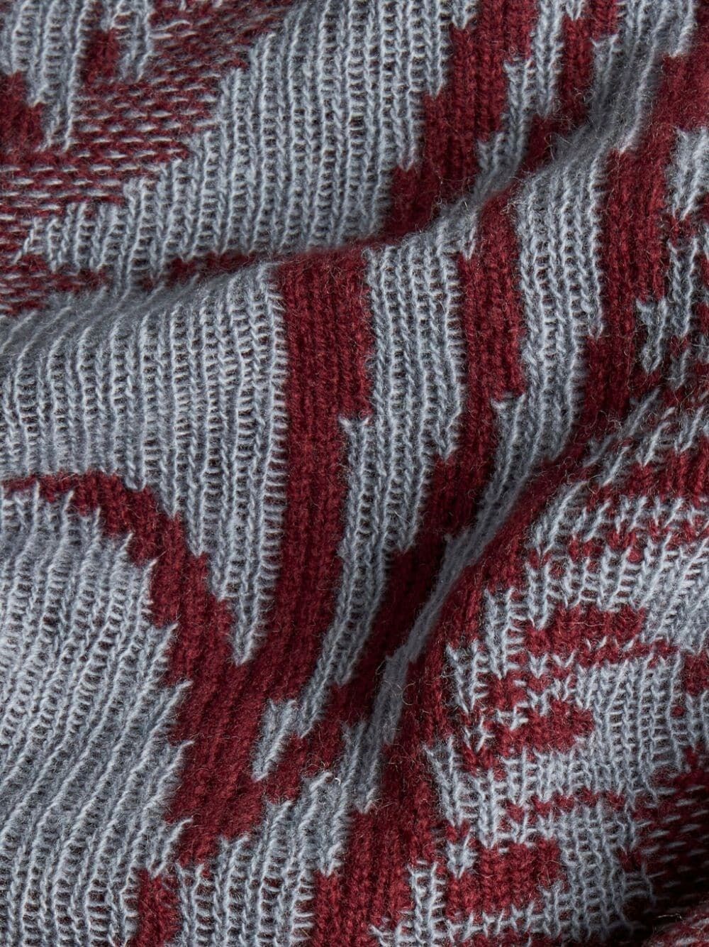 WOOL JACQUARD CARDIGAN