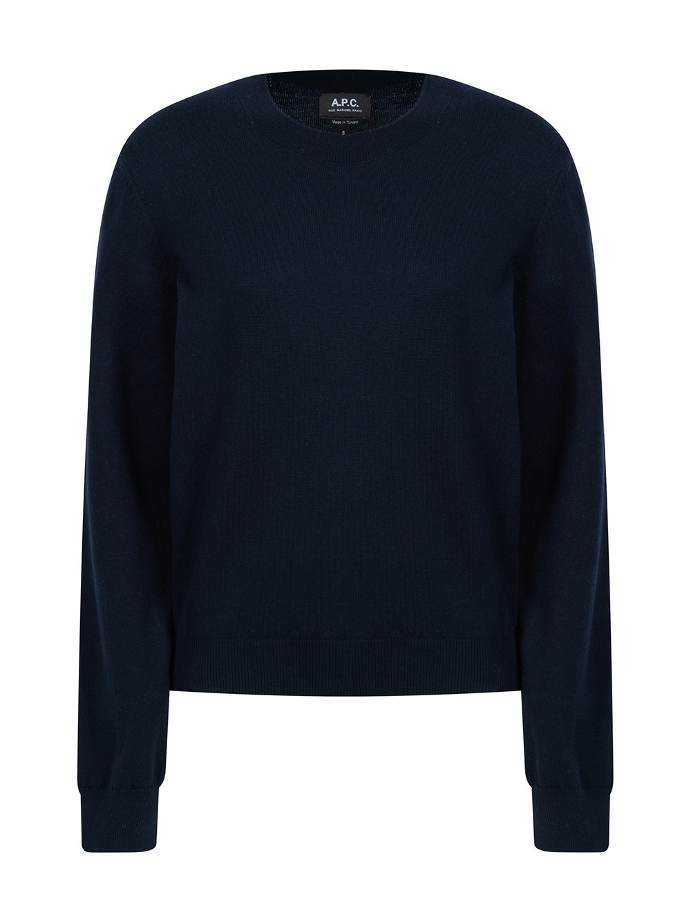 Shop Apc Victoria Jumper With Embroidered Logo In Blue