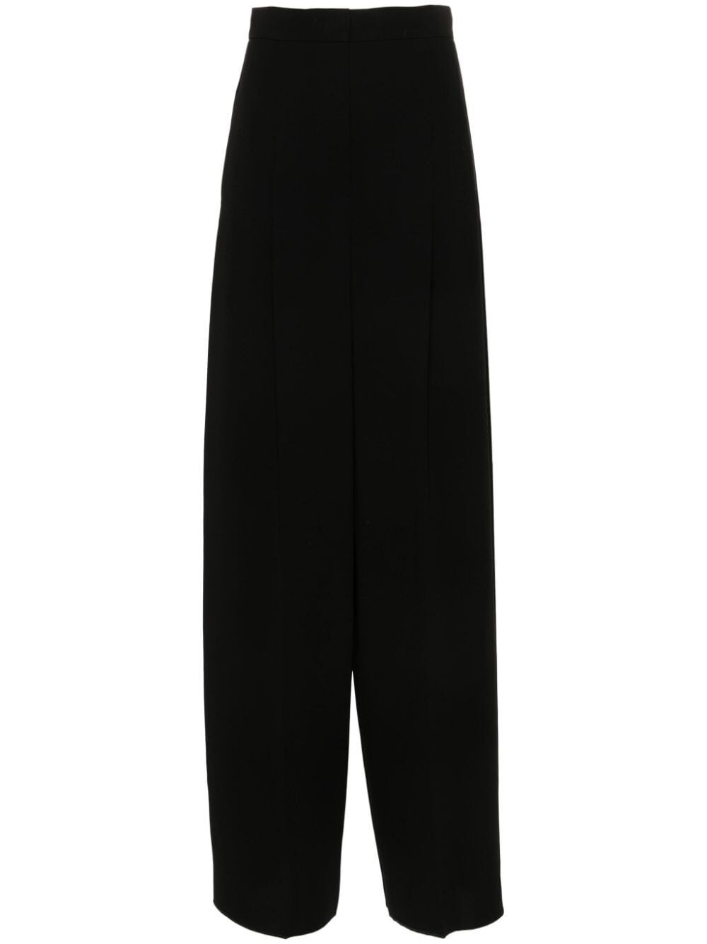 WIDE LEG CADY TROUSERS 