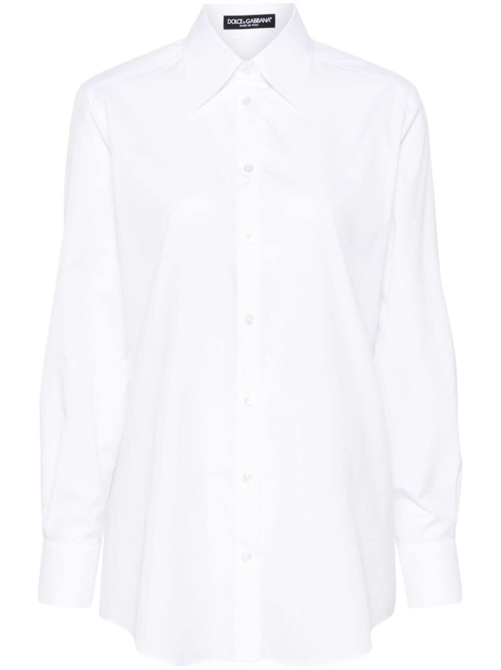 OVERSIZED POINTED COLLAR SHIRT