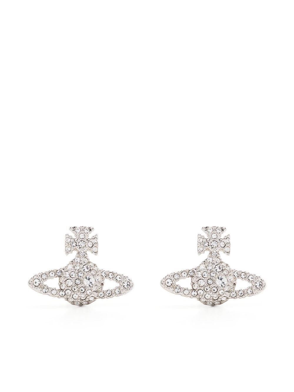 Vivienne Westwood Women's Metallic Grace Bas Relief Stud Earrings