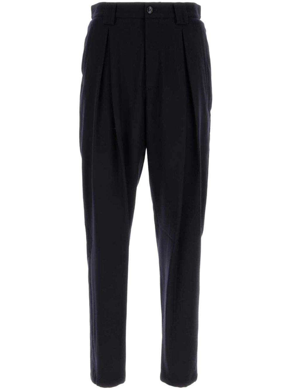 TAPERED WOOL TROUSERS