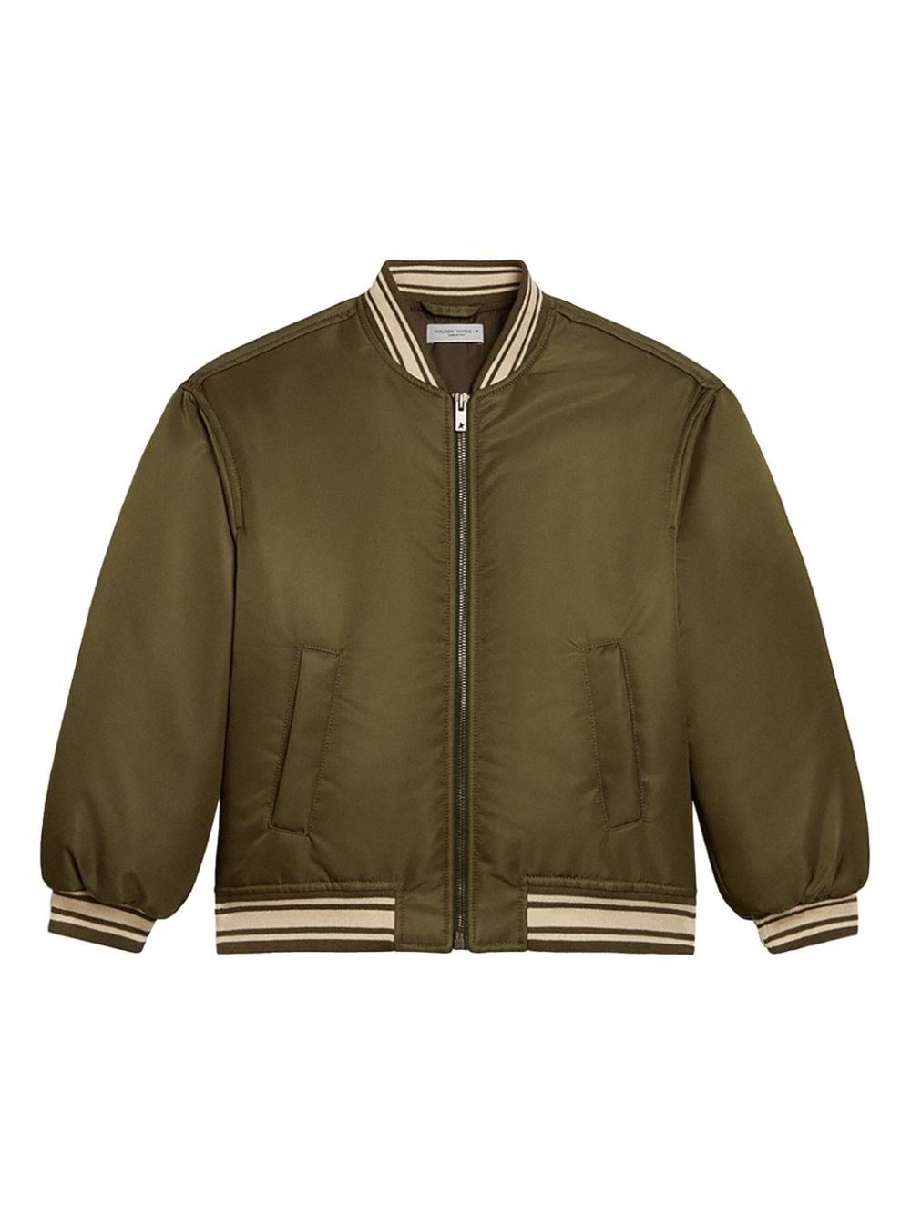 JOURNEY LOGO-EMBROIDERED BOMBER JACKET