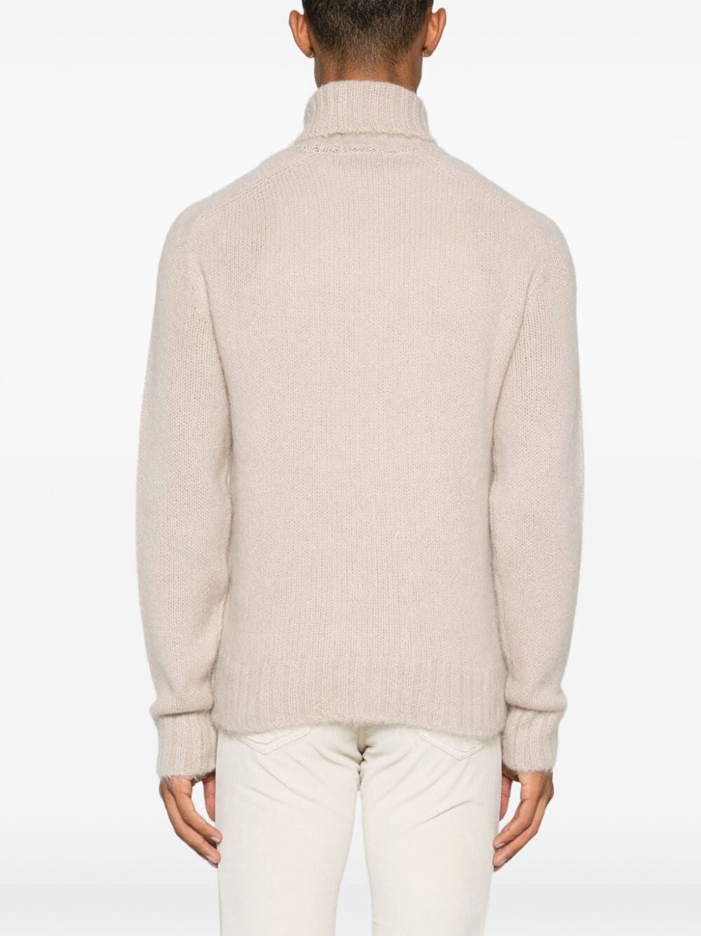 WOOL-MOHAIR TURTLENECK SWEATER