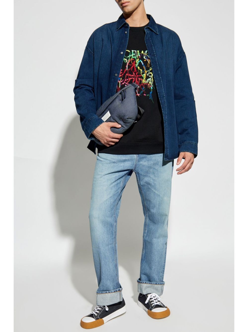 CRAFTY LOEWE ANAGRAM EMBROIDERY SWEATSHIRT