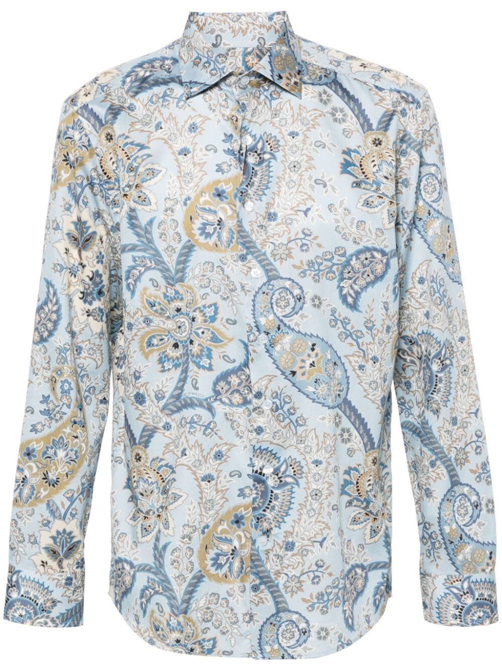 Shop Etro Roma Shirt In Multicolour