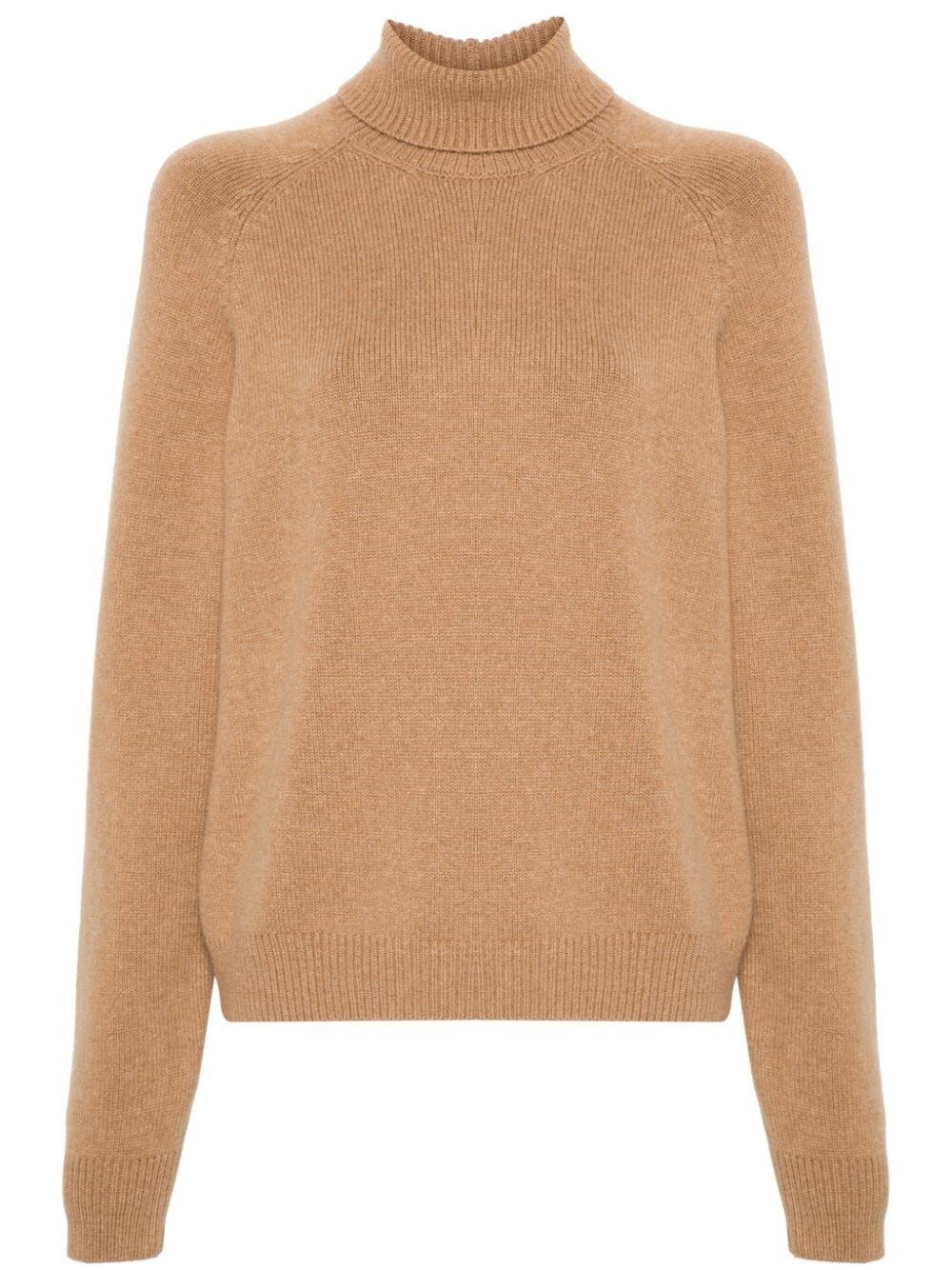 Shop Fendi Cashmere Jumper In Nude & Neutrals