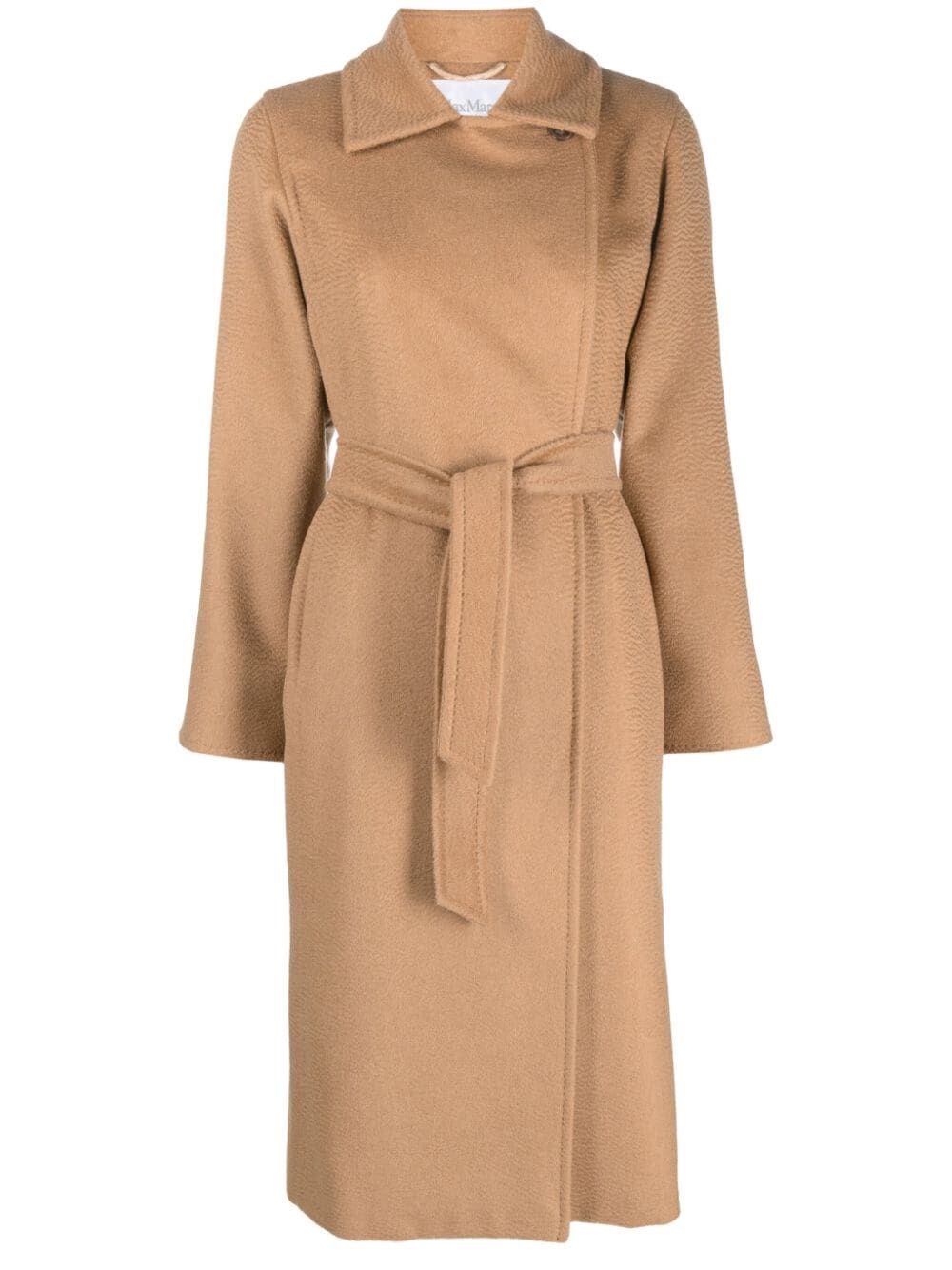Max Mara Manuela Double-breasted Wool Coat In Nude & Neutrals