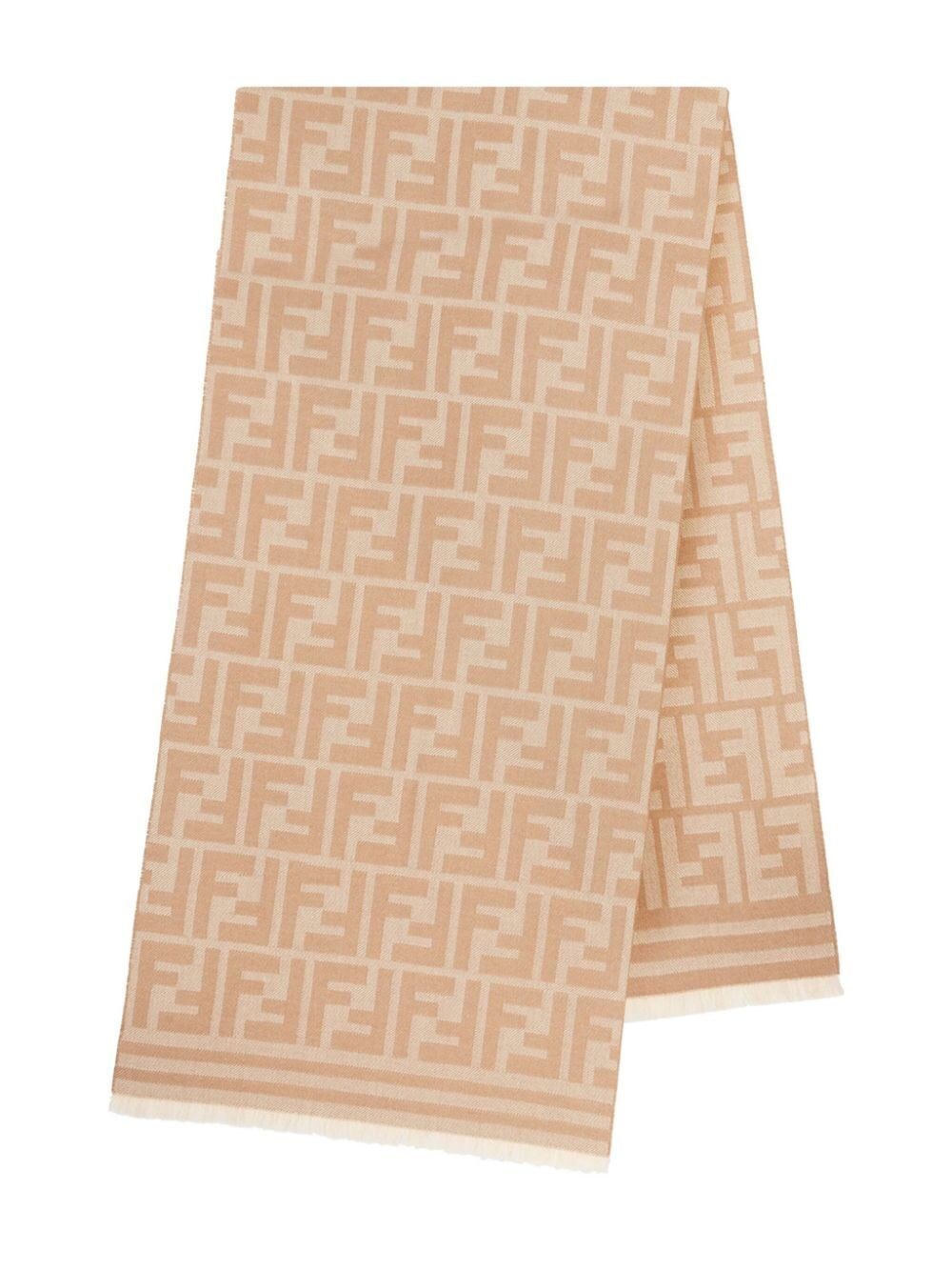 WOOL FF JACQUARD SCARF