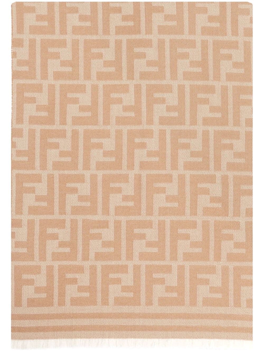 WOOL FF JACQUARD SCARF