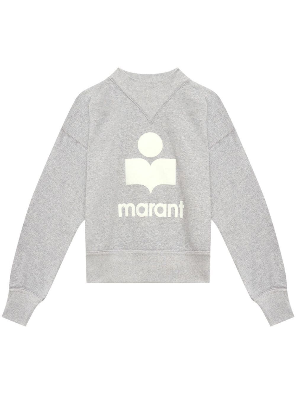 Shop Marant Etoile Moby Sweater In Grey