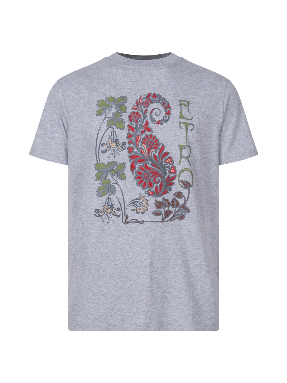 Shop Etro Roma T-shirt In Grey