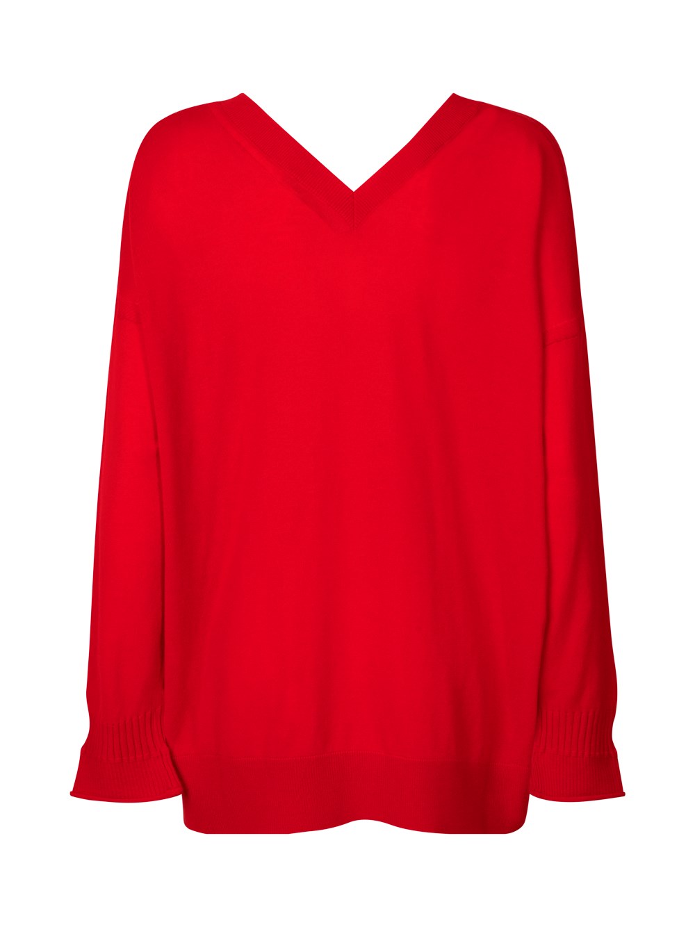 ICONIC MERINO V NECK JUMPER