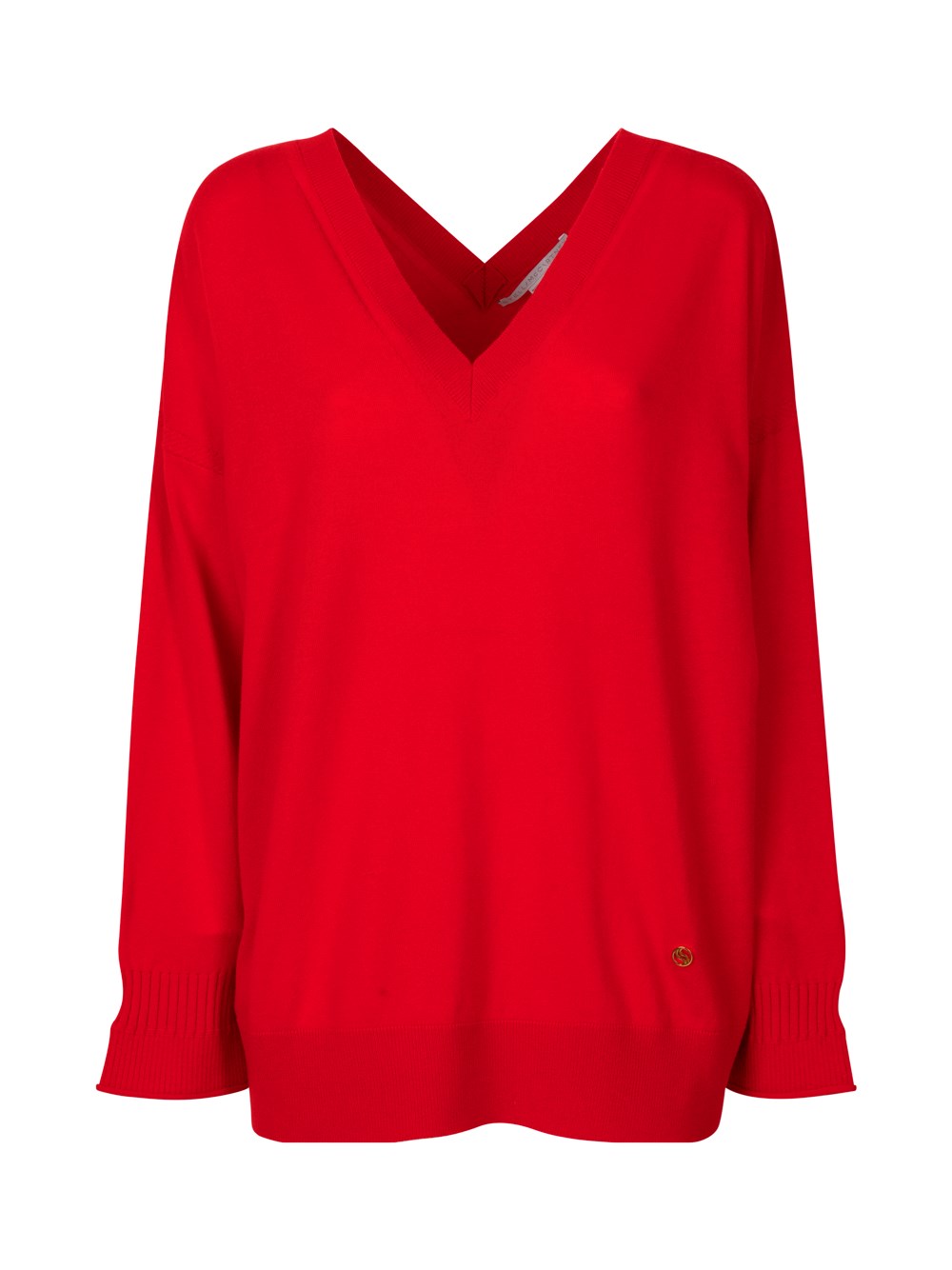 ICONIC MERINO V NECK JUMPER