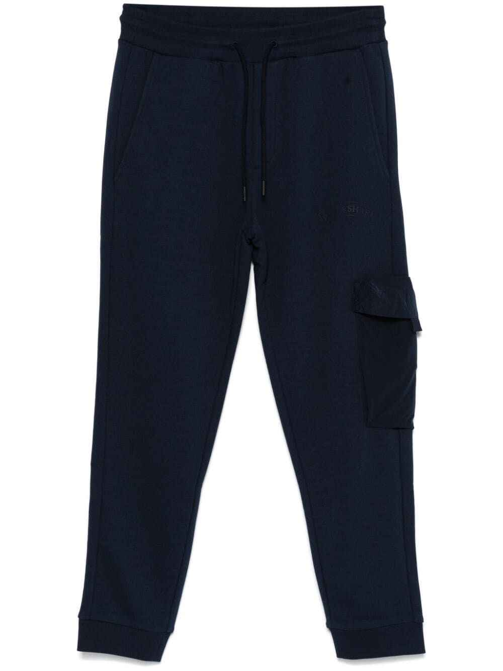 Shop Paul & Shark Fleece Track Pants In Blue