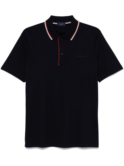 Fendi Black ff piquet jacquard polo shirt available on Monti