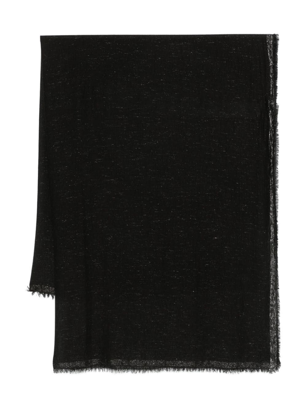 Faliero Sarti Metallic Threading Seimanda Scarf In Black